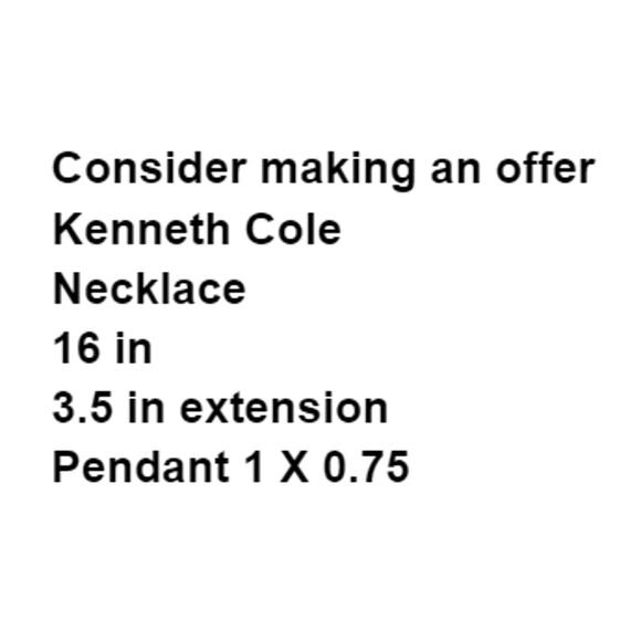 Kenneth Cole Necklace Pendant Signed Versatile Earthy Hippie Timeless Travel - Picture 2 of 8
